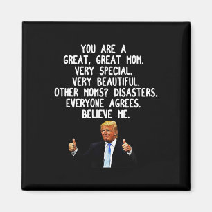 Grappige Donald Trump Mother39s Day Gag Gift Conse Magneet