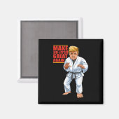 Grappige Donald Trump Republikein - Jiu-jitsu en B Magneet (Voorkant / Achterkant)