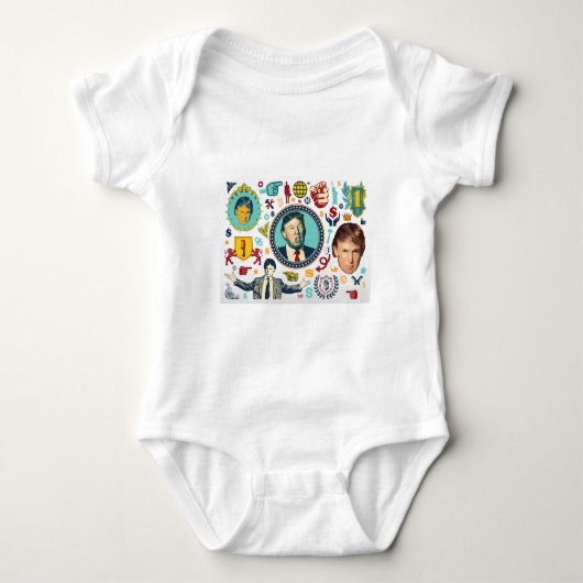 grappige donald trump romper (Voorkant)