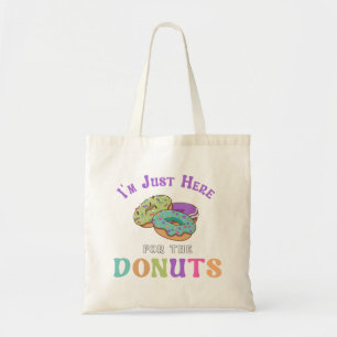 Grappige donut liefhebber citaat tote bag
