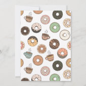 Grappige Donuts Afscheidsfeestje Kaart (Achterkant)