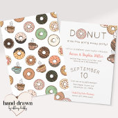 Grappige Donuts Afscheidsfeestje Kaart
