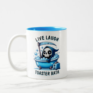 Grappige dood Mok, Kawaii Grim Reaper koffiekopje Tweekleurige Koffiemok