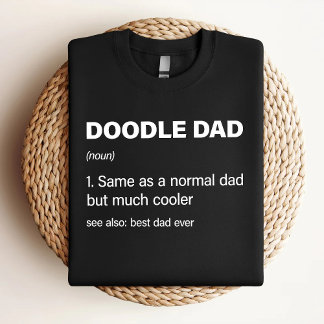 Grappige Doodle Dad definitie T-shirt