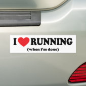 grappige draaiende bumpersticker (Op auto)