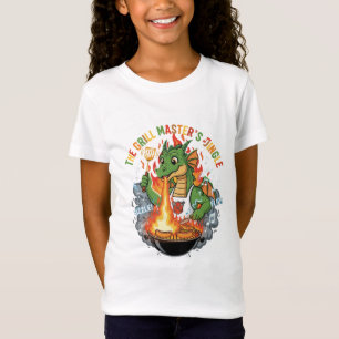 Grappige Draak Grill Meester BBQ & Grill Cartoon T-shirt