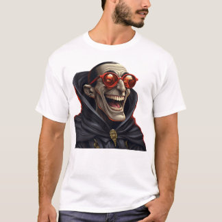 Grappige Dracula Vampier met Bril T-shirt
