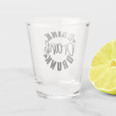 Grappige Drank Gedronken Dronken Shot Glas (Achterkant)