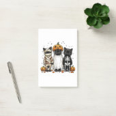 Grappige drie Halloween katten Post-it® Notes (Kantoor)
