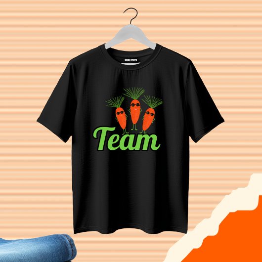 Grappige drie wortels t-shirt