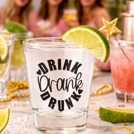 Grappige Drink Drink Drink Shot Glas