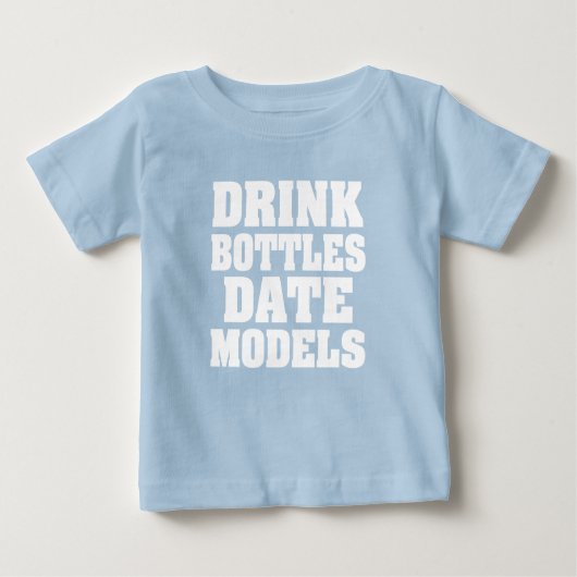 Grappige Drink Flessen Datum Modellen baby boy shi (Voorkant)