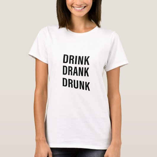 Grappige drink gezegden over whisky drinker t-shirt (Voorkant)