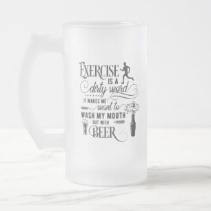 Grappige drink woordkunst matglas bierpul