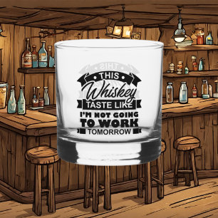 Grappige drink woordkunst whisky glas