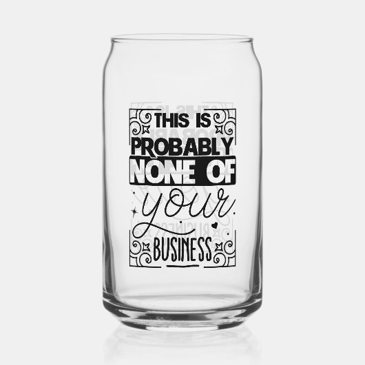 Grappige drinkende liefhebbers woordkunst blikvorm glas (Voorkant)