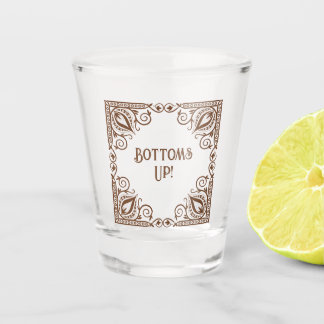 Grappige drinkende thema's Onderste Boven! Lotus K Shot Glas