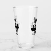Grappige Drinkquote voor Kanaal Smalboot Glas (Links)