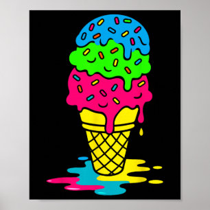 Grappige Drip Bruh Ckto School Drip Ijs+room Voor Poster