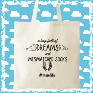 Grappige Dromen Druk Moeder Leven Moederdag Cadeau Tote Bag
