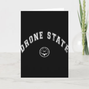 Grappige Drone Staat Vliegende Geheime Drone New J Kaart