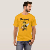 Grappige dronken bij t-shirt (Voorkant volledig)