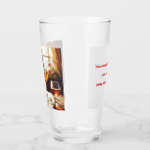Grappige Dronken Eend Glas (Links)