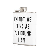 Grappige Dronken Geouwehoer Heupfles (Links)