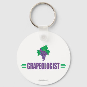 Grappige Druiven Sleutelhanger