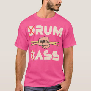 Grappige drum bas rum b-ass liefhebbers t-shirt