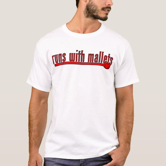 Grappige drumhamer t-shirt (Voorkant)