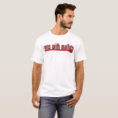 Grappige drumhamer t-shirt (Voorkant volledig)