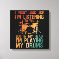 Grappige Drummer Kunst Voor Mannen Vrouwen Drumspe