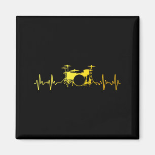 Grappige Drummer Kunst Voor Mannen Vrouwen Kindere Magneet