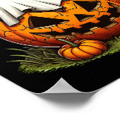 Grappige Duck Boo Halloween Spook Vrouwen Mannen K Poster (Hoek)