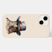 Grappige duif met een cowboy pet, waterverf Case-Mate iPhone case (Achterkant (horizontaal))