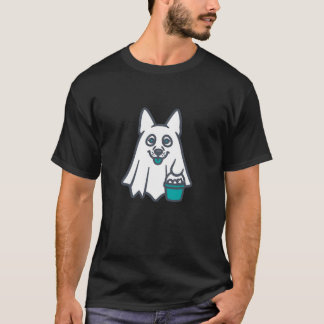 Grappige Duitse Herders Halloween Geest Trick or T T-shirt