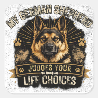 Grappige Duitse Herdershond GSD Sticker