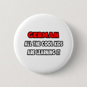 Grappige Duitse leraar shirts en geschenken Ronde Button 5,7 Cm