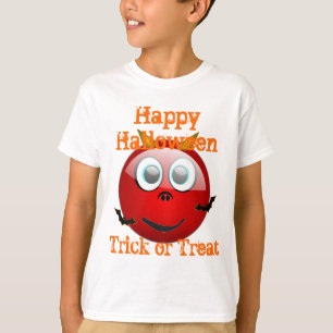 grappige duivel monster  snoep of een poets t-shirt