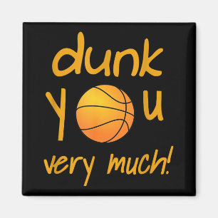 Grappige Dunk You Very Much Basketbal Zomer Kamp S Magneet