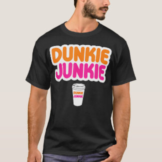 Grappige Dunkie Junkie Koffie Liefde Grappige Koff T-shirt