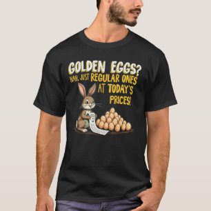 Grappige dure eieren Pasen T-shirt