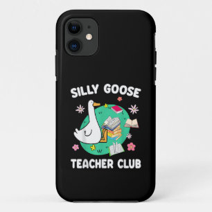 Grappige Dwaze Gans Leraar Club Dierenliefhebber G iPhone 11 Hoesje