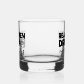 Grappige echte mannen drink whisky whisky glas (Links)