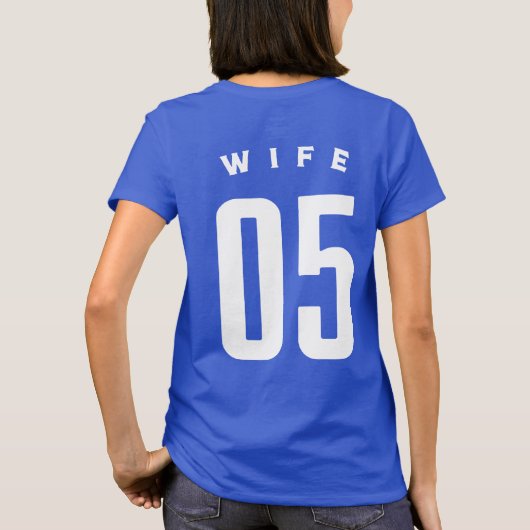 Grappige echtscheiding Vijfde ex-vrouw 05 team twe T-shirt (Achterkant)