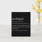 Grappige Ecoloog Definitie Ecologie Milieu P Kaart (Gele Bloem)