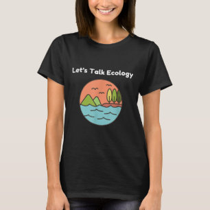 Grappige ecoloog ecologie milieubescherming L T-shirt