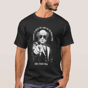 Grappige economie John Stuart Mill Econoom Stupidi T-shirt