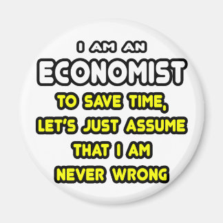 Grappige Economist T-shirts en geschenken Magneet